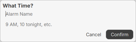 Create Alarm